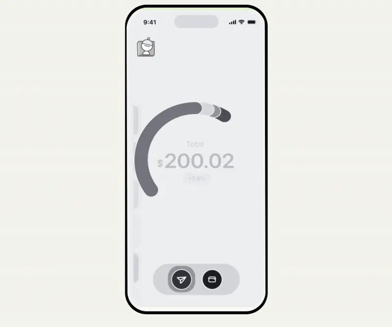 Interactive prototype of unified balance